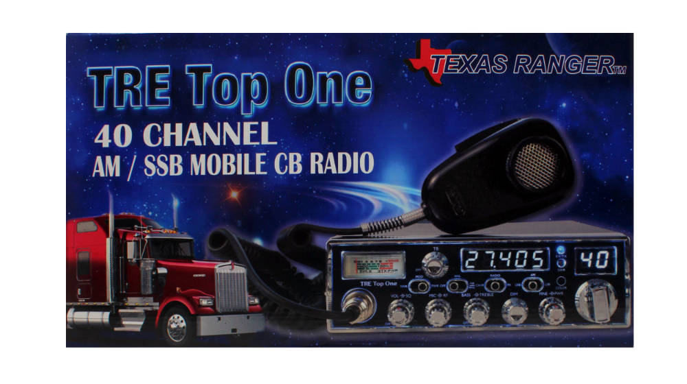 TRE TopOne - Texas Ranger CB Radio with AM USB LSB and Noise Cancelling Mic iBeam