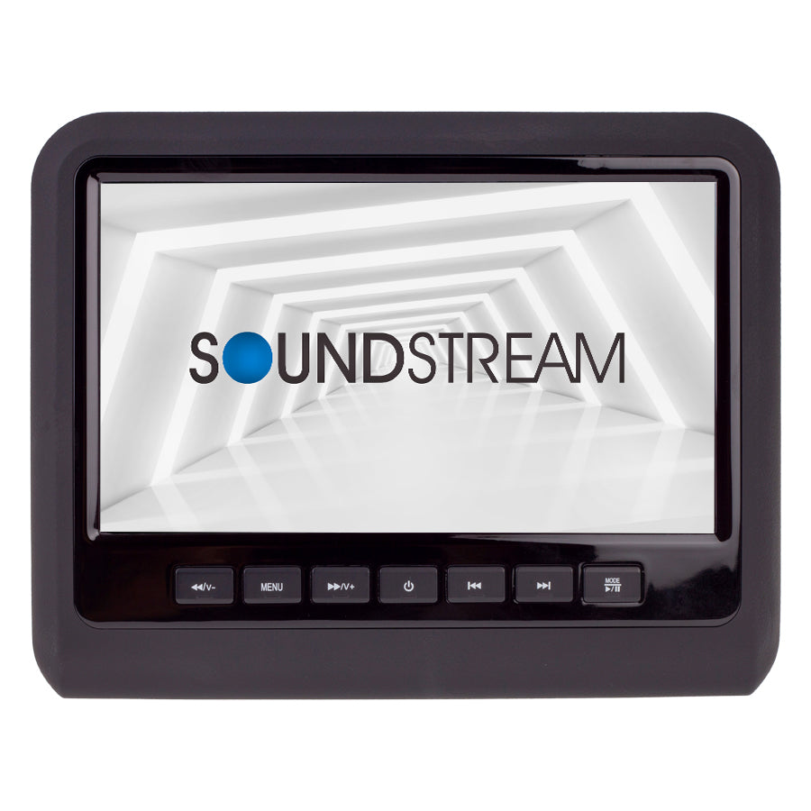 Soundstream SHAD-9H Universal Headrest Mount DVD Player w/ 9” LCD & MobileLink Input Audiovox