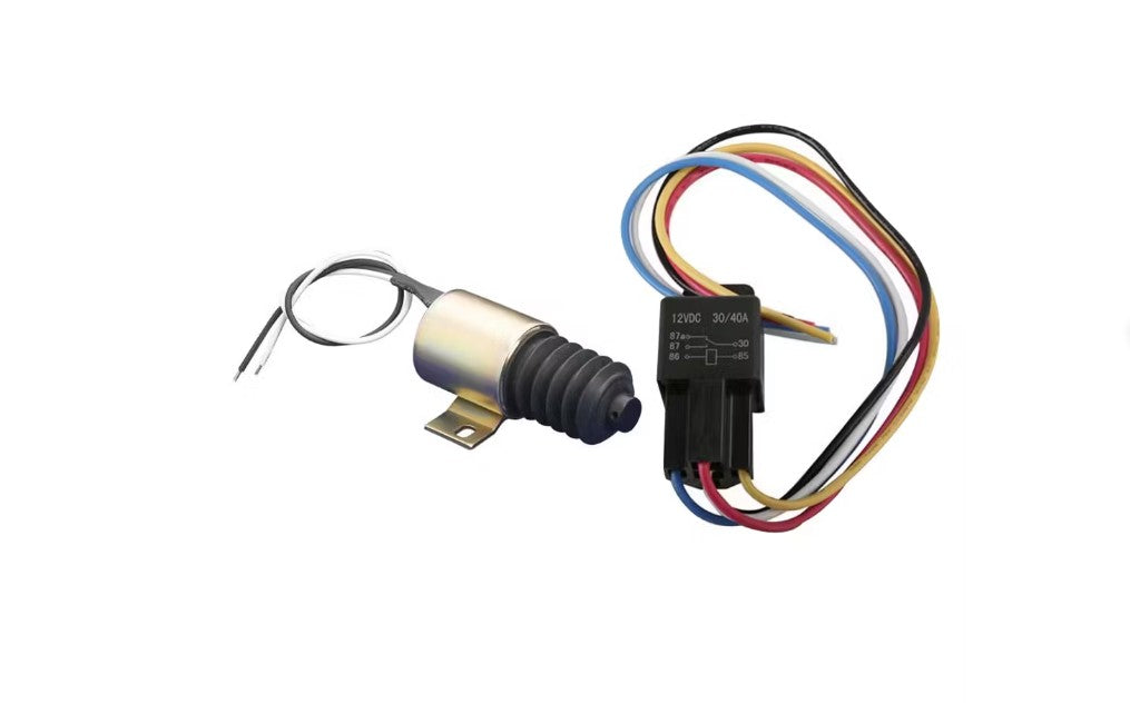 SPAL SIL40K Door/Trunk Popper Solenoid and 40 AMP Relay Kit