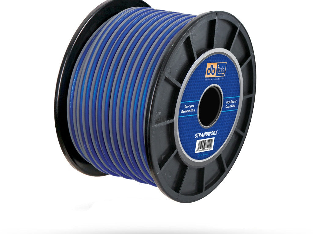 DB Link SXSW12BL250 12 Gauge Blue 250 foot STRANDWORX Speaker Wire DB Link