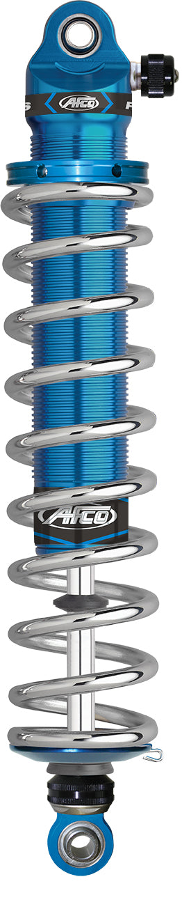 AFCO Racing 3850 Aluminum Coil-Over Double Adjustable Eliminator Shock 5 Inch Stroke 12 Inch Com 16.90 Inch Ext AFCO RACING PRODUCTS