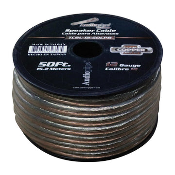 Audiopipe Tcbl-12-50cpr 100% Copper Series Speaker Wire 12 Gauge - 50 Foot