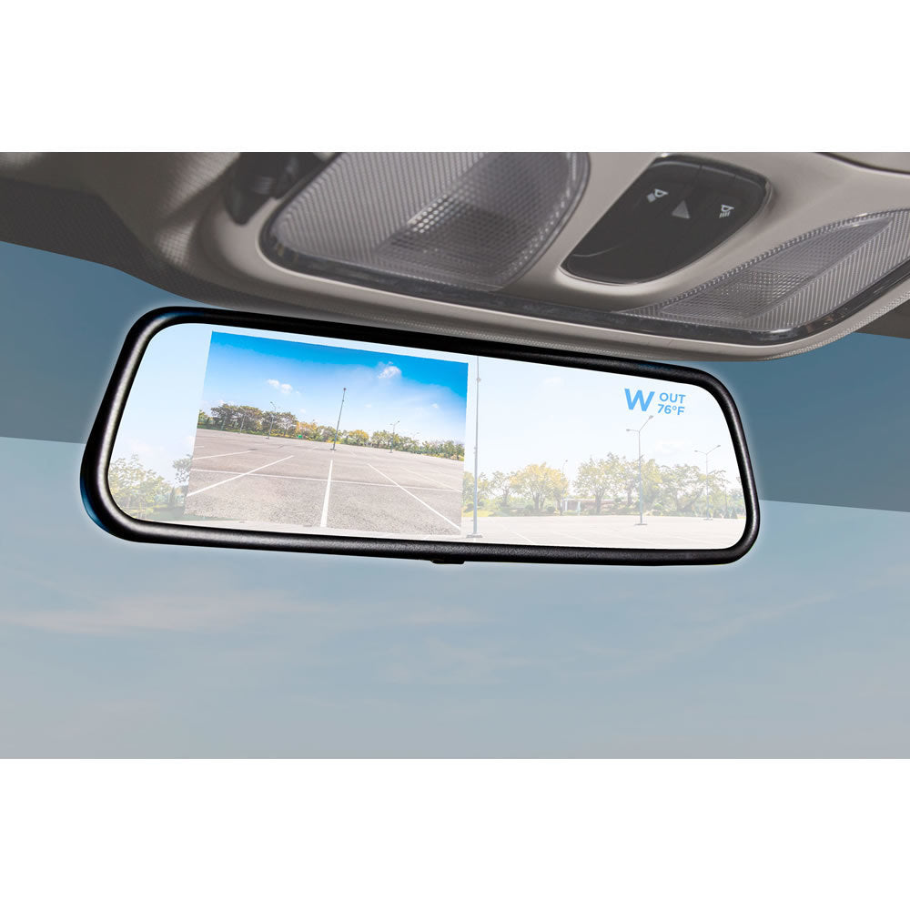 iBeam TE-CTM45 4.5 Inch Compass/Temp Mirror Monitor iBeam