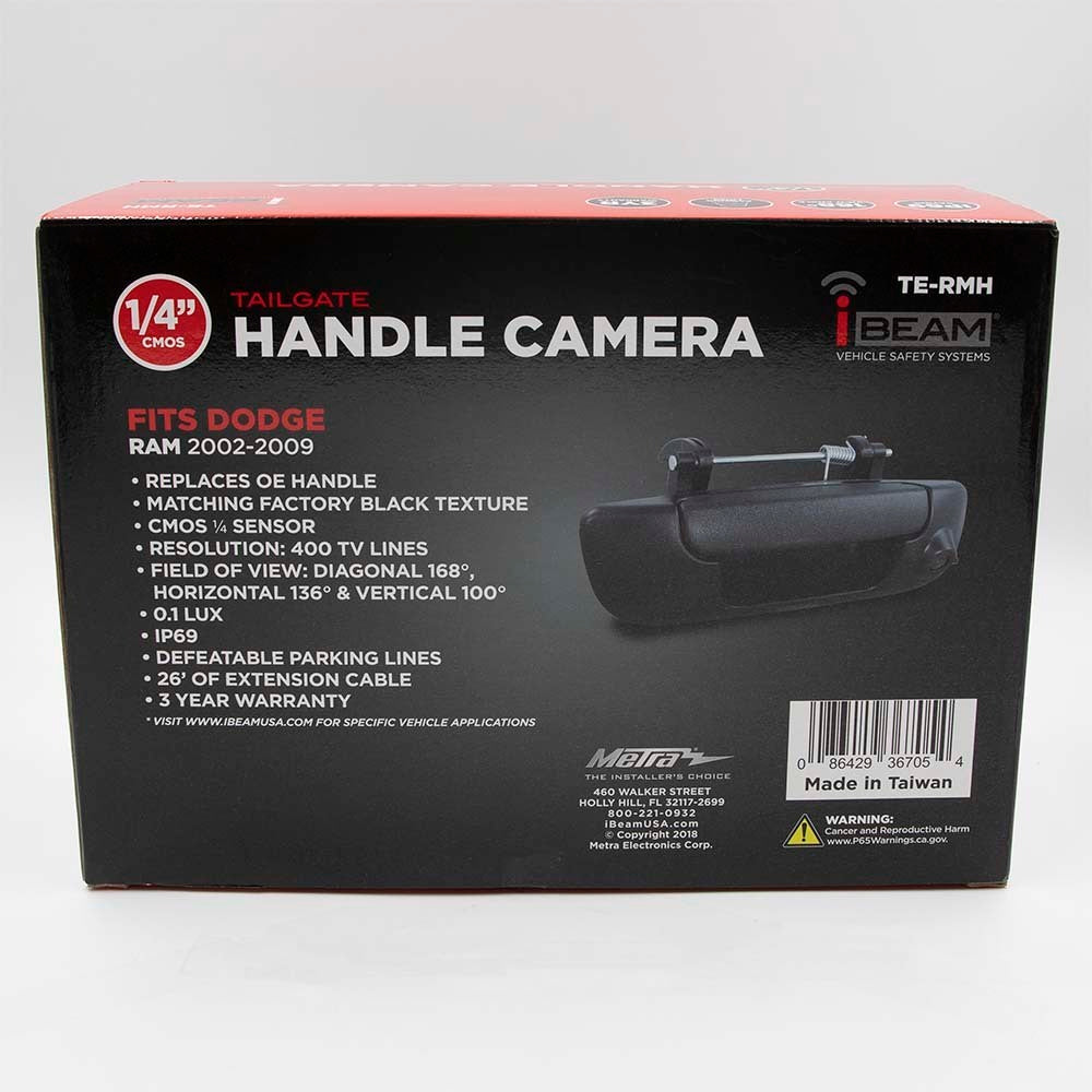 iBeam TE-RMH Dodge RAM Tailgate Handle Camera 2002-2009 Ibeam
