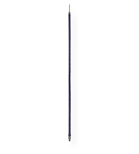 Everhardt Tiger SOTT3B 3' Black 1 1/2 Wave Fiberglass Tuneable Tip Antenna Tiger
