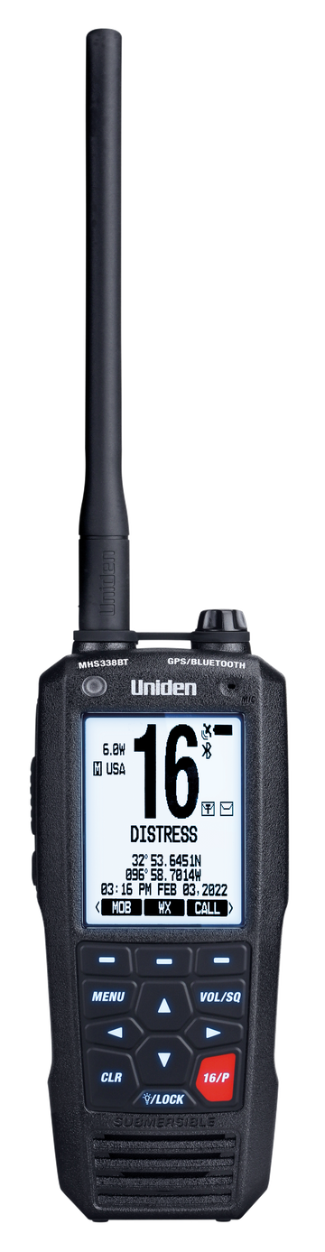 Uniden MHS338BT 6 Watt Marine Hand Held Radio Uniden