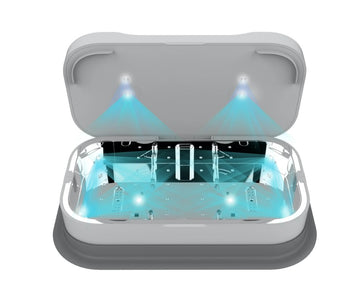 Jensen UVS10W UV Phone Sanitizer and Wireless Charger for Car and Home Use