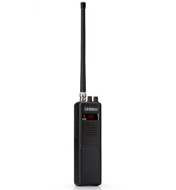 Radio CB portátil Uniden PRO401HH de 4 vatios con control de silenciamiento