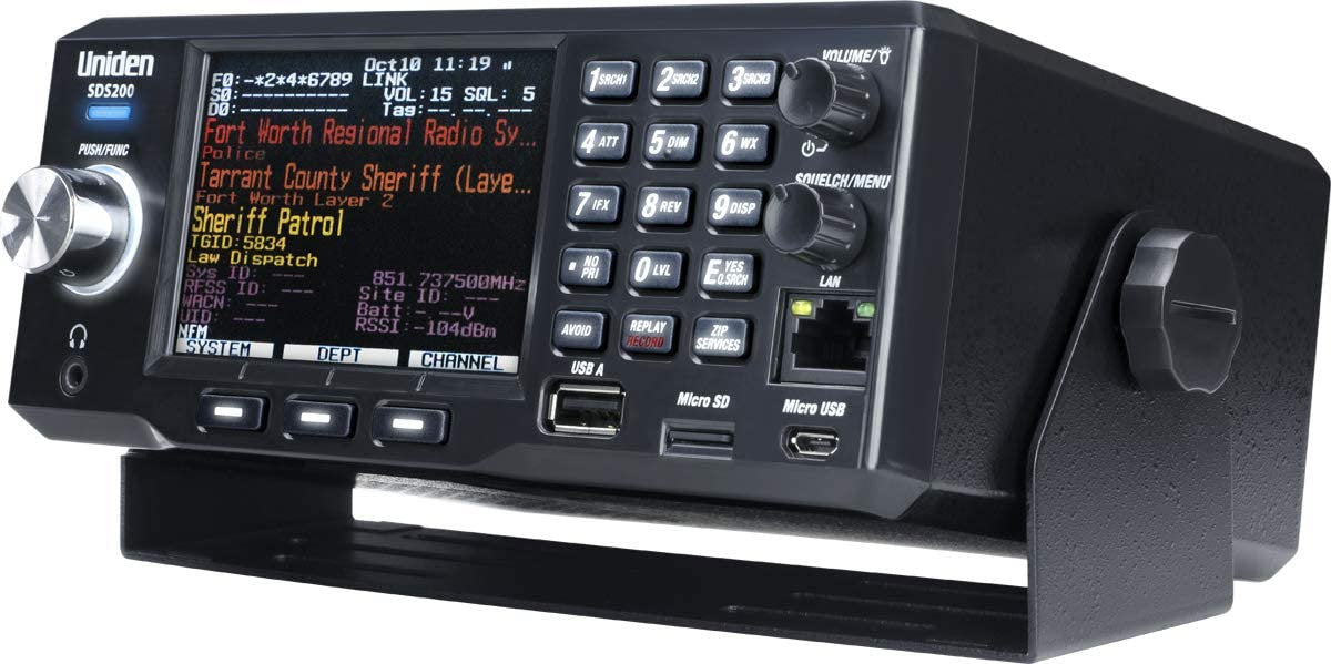 Uniden SDS200 True I/Q and TrunkTracker X Base and Mobile Scanner Pre-programmed Digital and analog Uniden