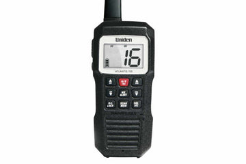 Radio marina flotante VHF bidireccional portátil Uniden Atlantis 155
