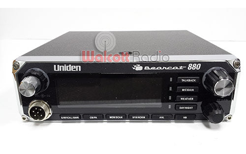 Radio CB Uniden BEARCAT 880 con información meteorológica
