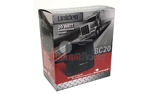Uniden Bearcat BC20 External 20 Watt CB Speaker Airaid
