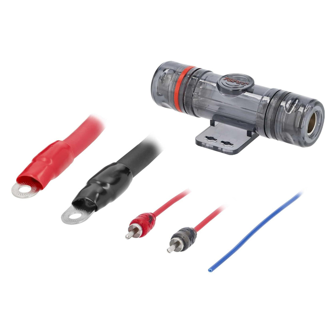 T-SPEC V6-RAK1-0 V6 Series Amp Installation Kit with RCA Cables (1/0 Gauge) T-Spec