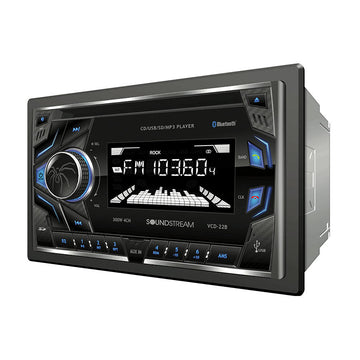 Soundstream VCD-22B Double DIN CD/MP3 Car Stereo w/ USB Playback & Bluetooth Soundstream
