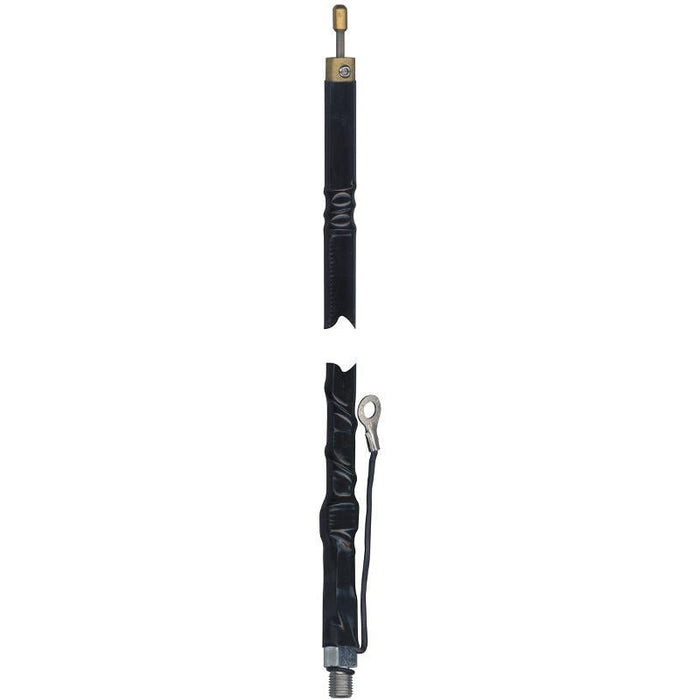 Wilson 305-486 4' Silverload Fiberglass CB Antenna Black Afco Racing Products