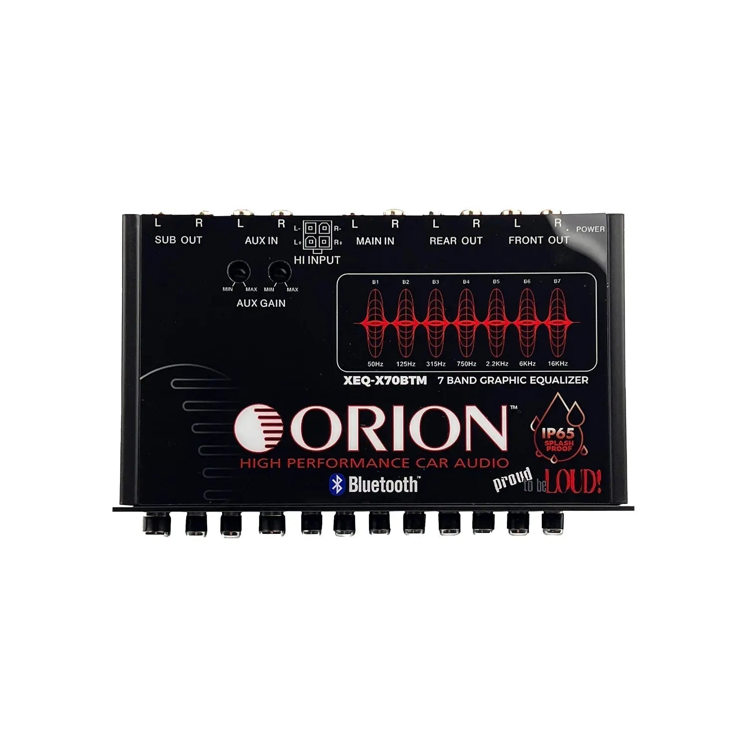 Orion XEQ-X70BTM XEQ-X70BTM - 7-BAND GRAPHIC EQUALIZER Orion