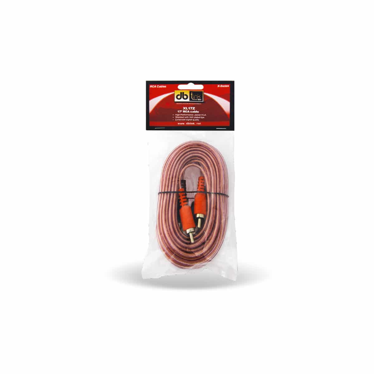 DB Link XL1.5Z 1.5' RCA Interconnect Clear Jacket DB Link