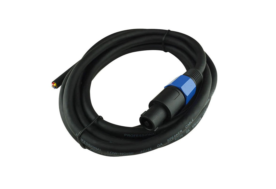 Audiopipe XSPK-214-BL12 12ft  4 Wire Speakon Cable Audiopipe