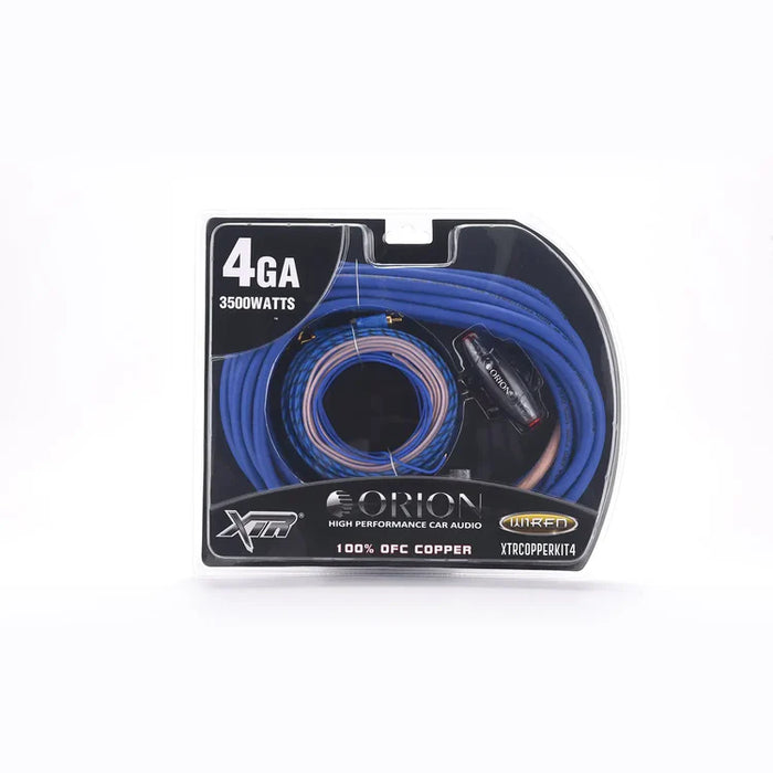 Orion XTRCOPPERKIT4 4-GAUGE 100% OFC Amplifier Wiring Kit Orion