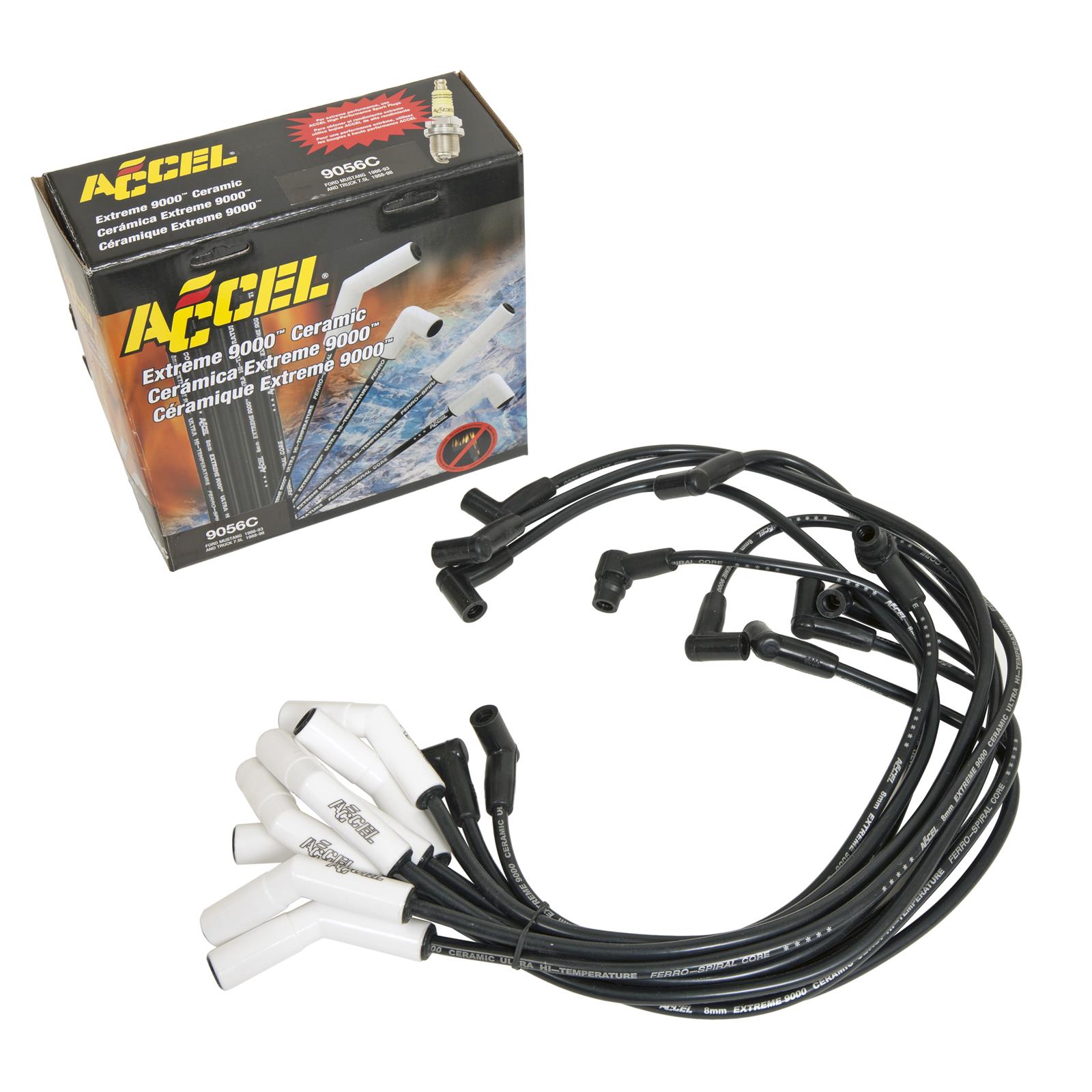 Accel 9056C Extreme 9000 Ceramic Wire Set Mustang 5.0L ACCEL