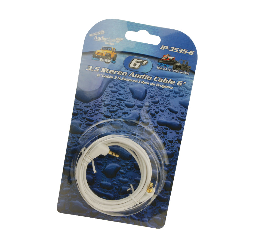Audiopipe IP-3535-6 3.5 Stereo Audio Cable Audiopipe