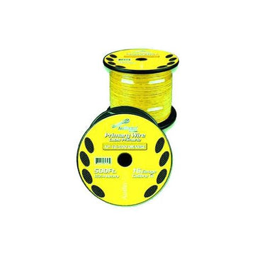 Audiopipe AP-16-500-YLW 16GA Primary Speaker Wire 500 Feet,Yellow Fortin