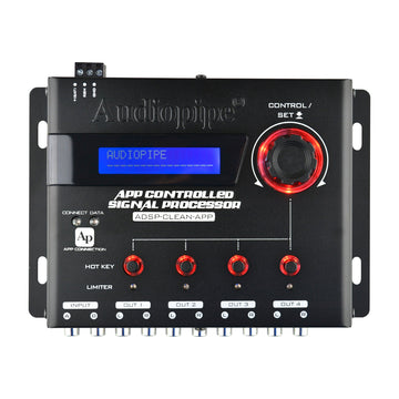 Audiopipe ADSP-CLEAN-APP - Procesador de señal digital con control remoto de aplicaciones móviles