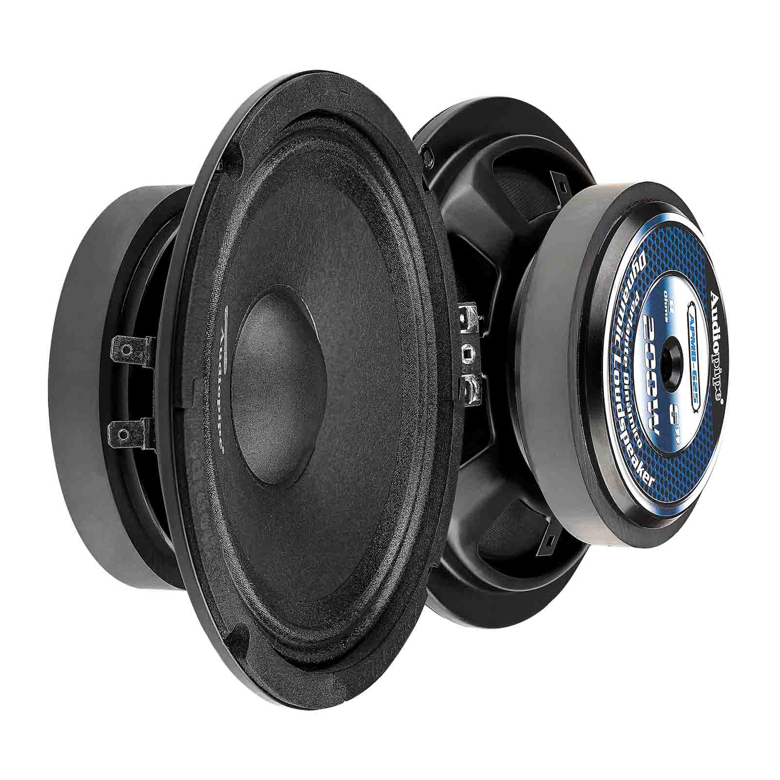 Audiopipe APMB-625 6" Mid-Range Frequency Loudspeaker (APMB-625) Audiopipe