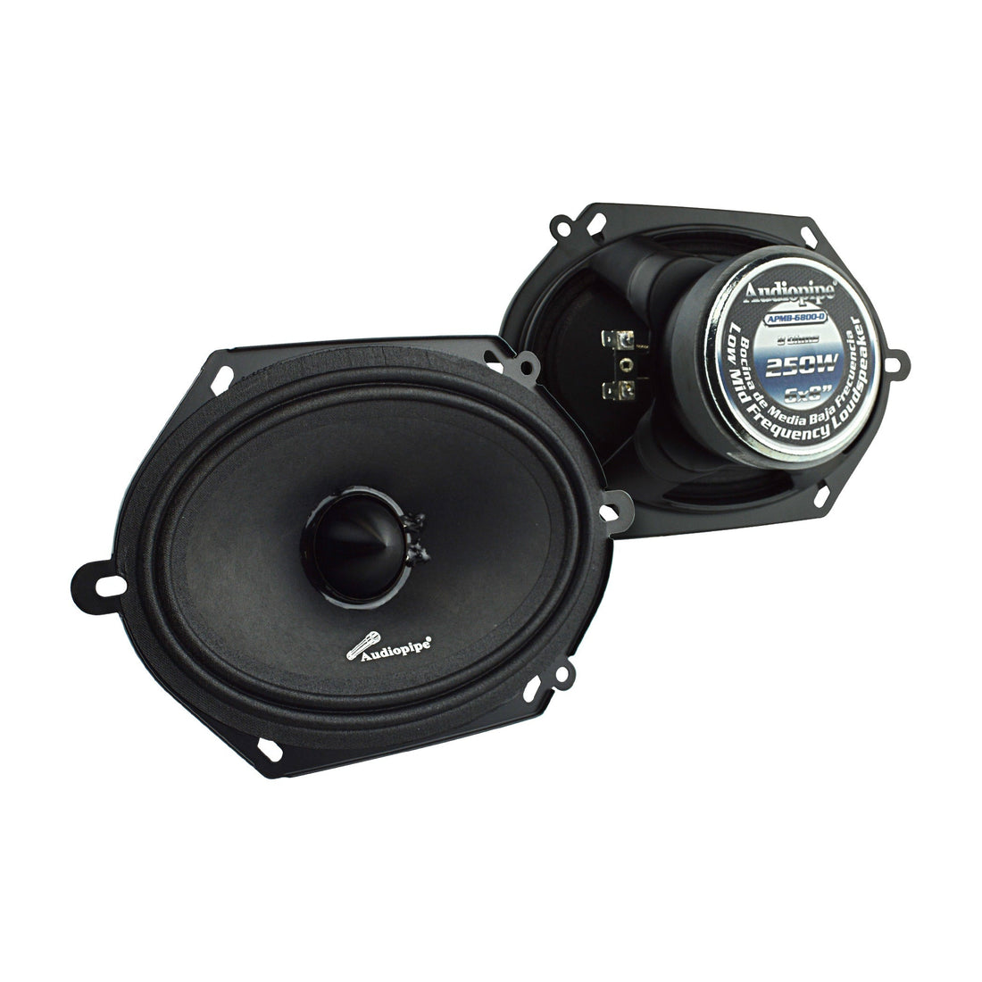 Audiopipe APMB-6800-D APMB-6800-D - Bullet Series - 6" x 8" Low Mid Frequency Loudspeaker Airaid