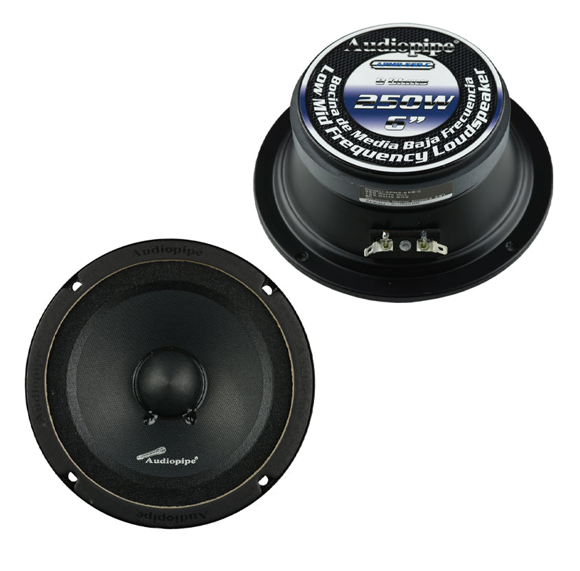 Audiopipe APMB-6SB-C APMB-6SB-C Low Mid Frequency Loudspeaker Audiopipe