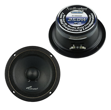 Audiopipe APMB-6SB-C APMB-6SB-C Low Mid Frequency Loudspeaker Audiopipe