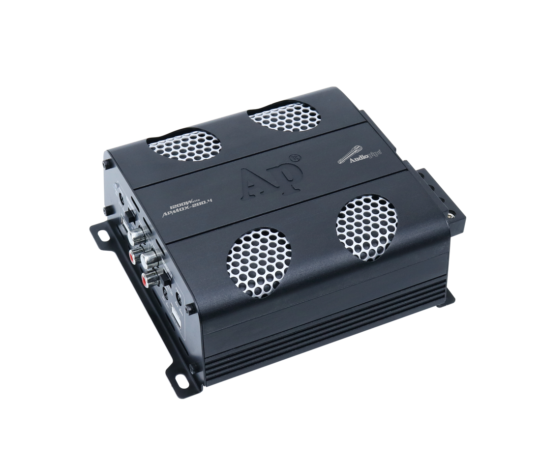 Audiopipe APMOX-280.4 280 Watts Full Range Class D Mini Amplifier (APMOX-280.4） Prestige