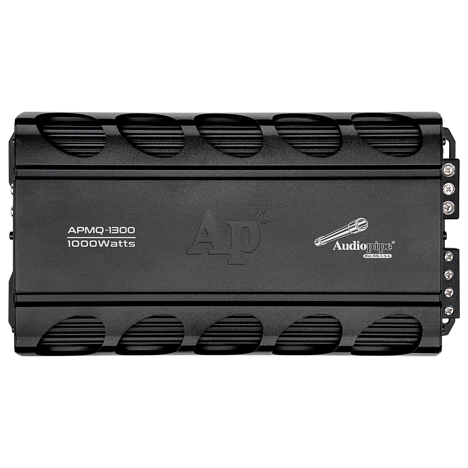 Audiopipe APMQ-1300 Mini Design Class D Mono Mosfet Amplifier (APMQ-1300) Audiopipe