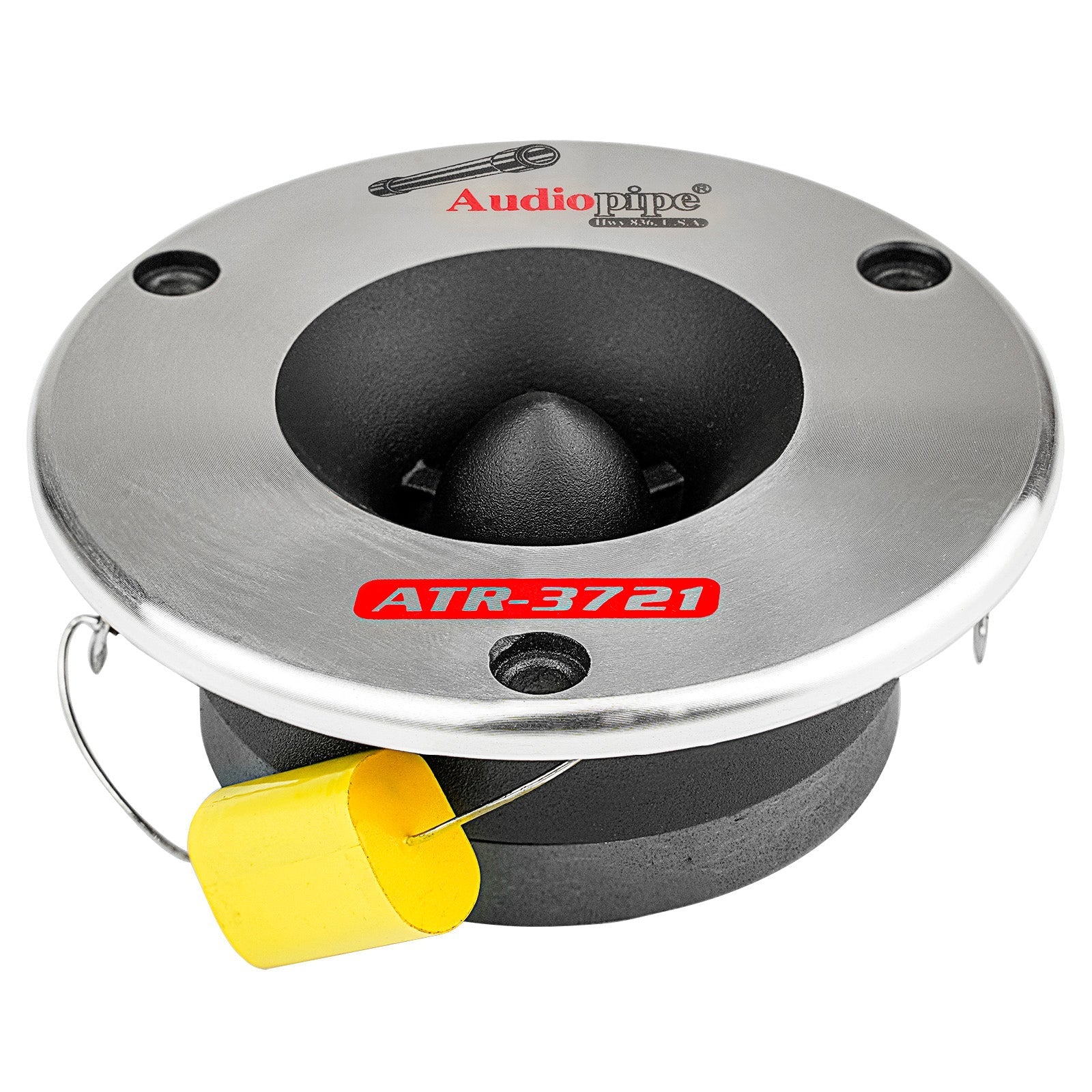 Audiopipe ATR-3721 ATR-3721 3-3/4” Aluminum Bullet Titanium Horn Tweeter Rostra