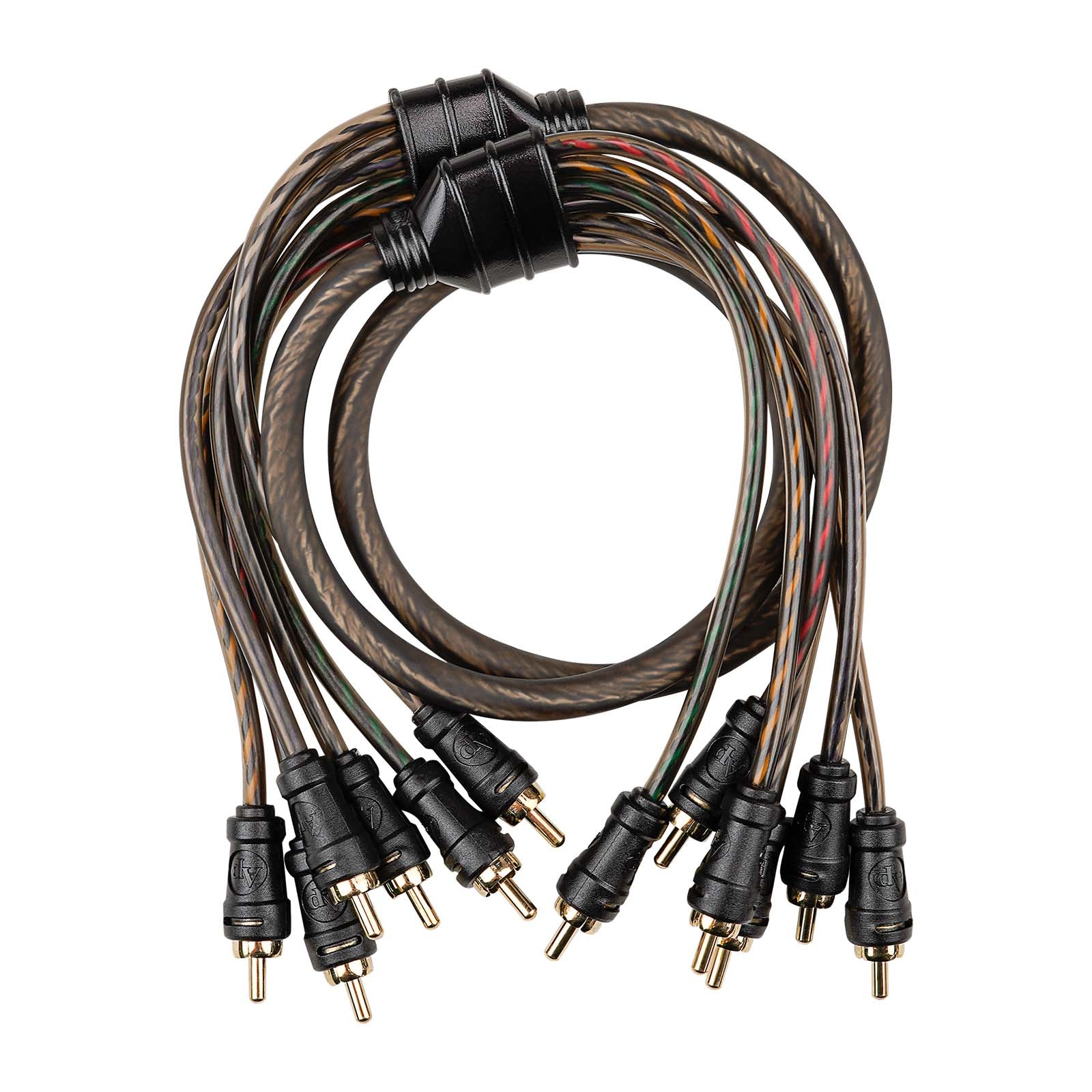 Audiopipe CPP-MC3 6-Channel Interconnect Cable for Car Audio (CPP-MC3) Prestige