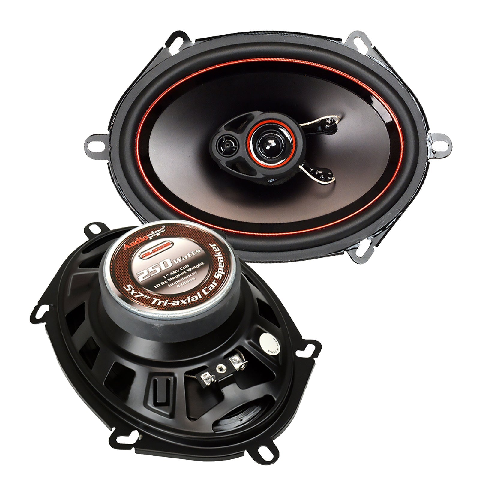 Audiopipe CSL-5703R 5” x 7 ” Tri-Axial Car Speaker Uniden