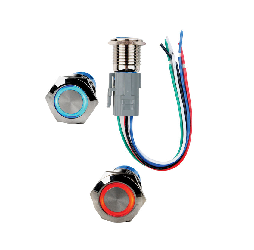 Audiopipe IS-EP-WS123 Interruptor de encendido/apagado azul/rojo resistente al agua