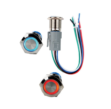 Audiopipe IS-EP-WS123 Interruptor de encendido/apagado azul/rojo resistente al agua