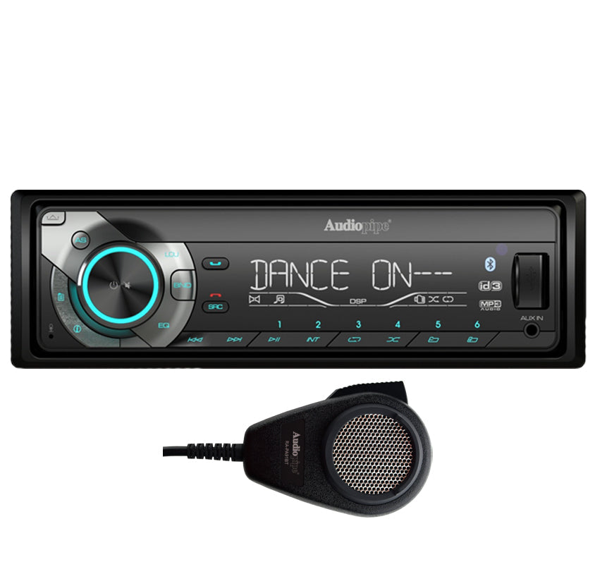 Audiopipe RA-PA91BT Bluetooth Single DIN Receiver With PA Function Audiopipe