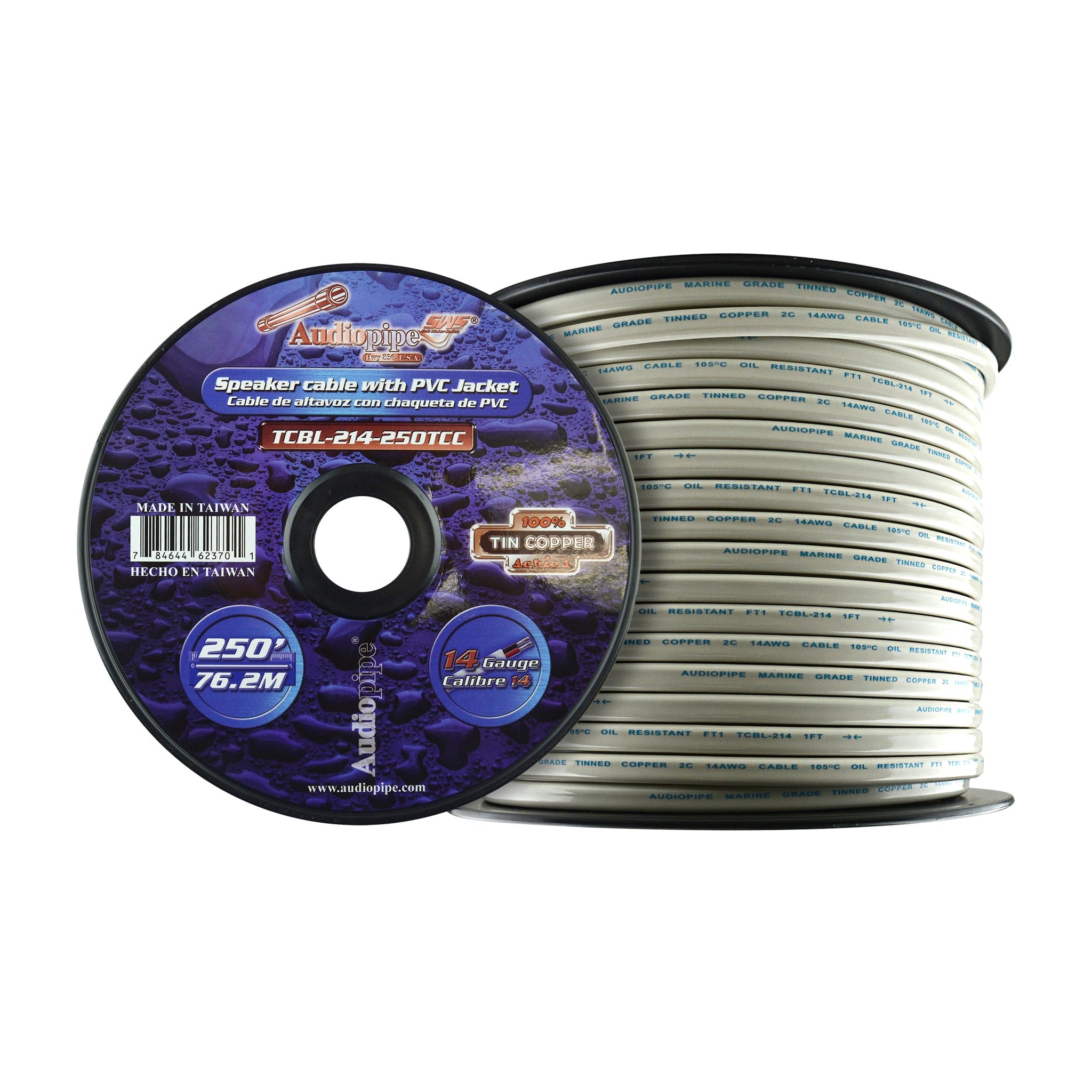 Audiopipe TCBL-216-250TCC Marine Grade Duplex Cable