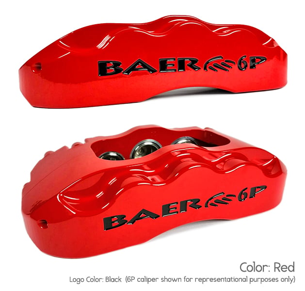 Baer Brakes 4301352R 14" Pro+ Front Brake Kit, Red, SDZ American Autowire