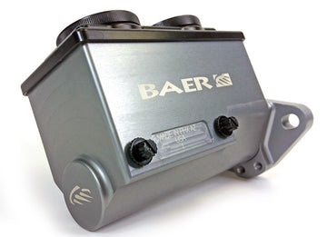 Baer Brakes 6801238LP ReMaster 2-Bolt GM/Ford Master Cyl Assembly, Gray, 1in bore, Left port.