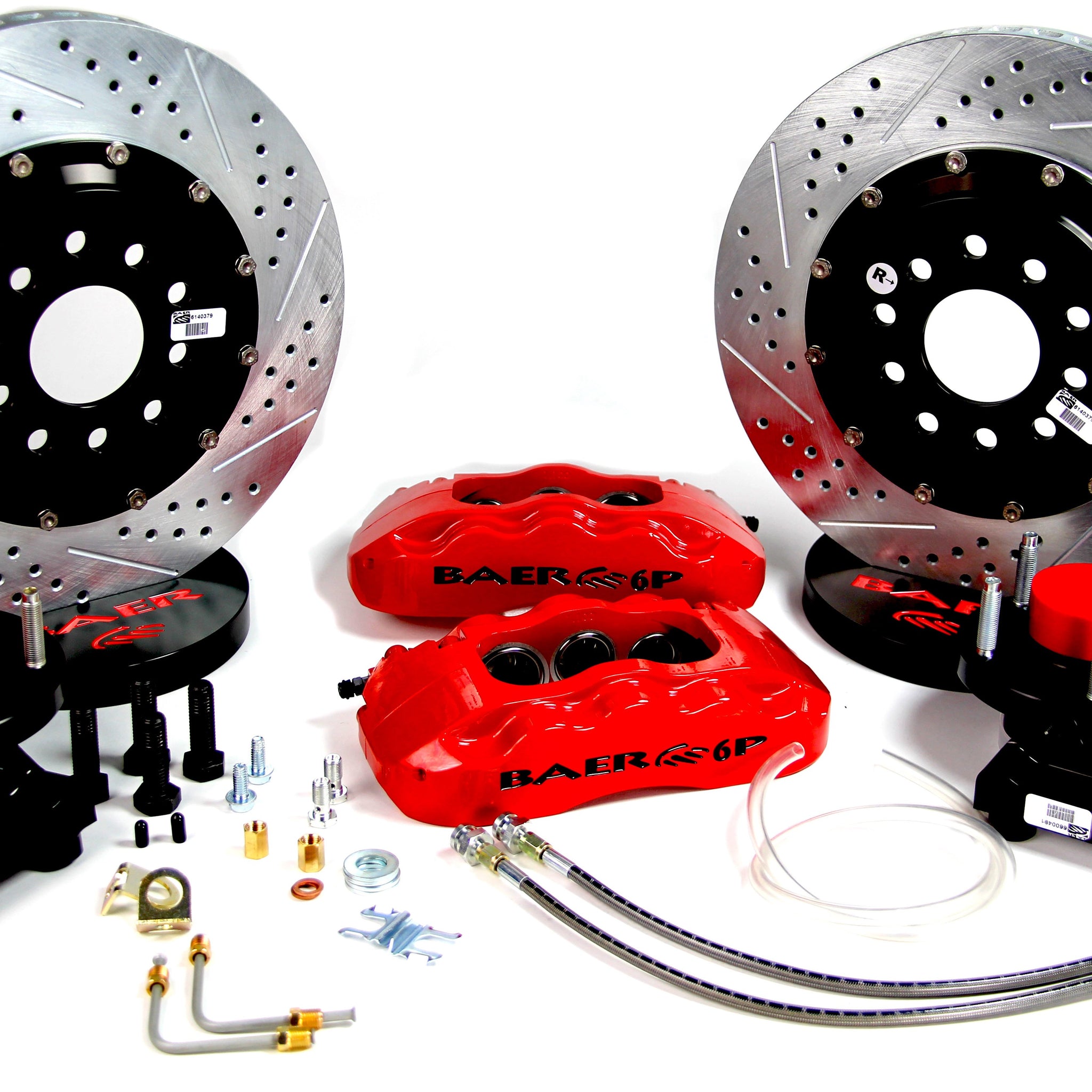 Baer Brakes 4301388R 14" Pro+ Front Brake Kit, Red, SDZ, Std. Studs