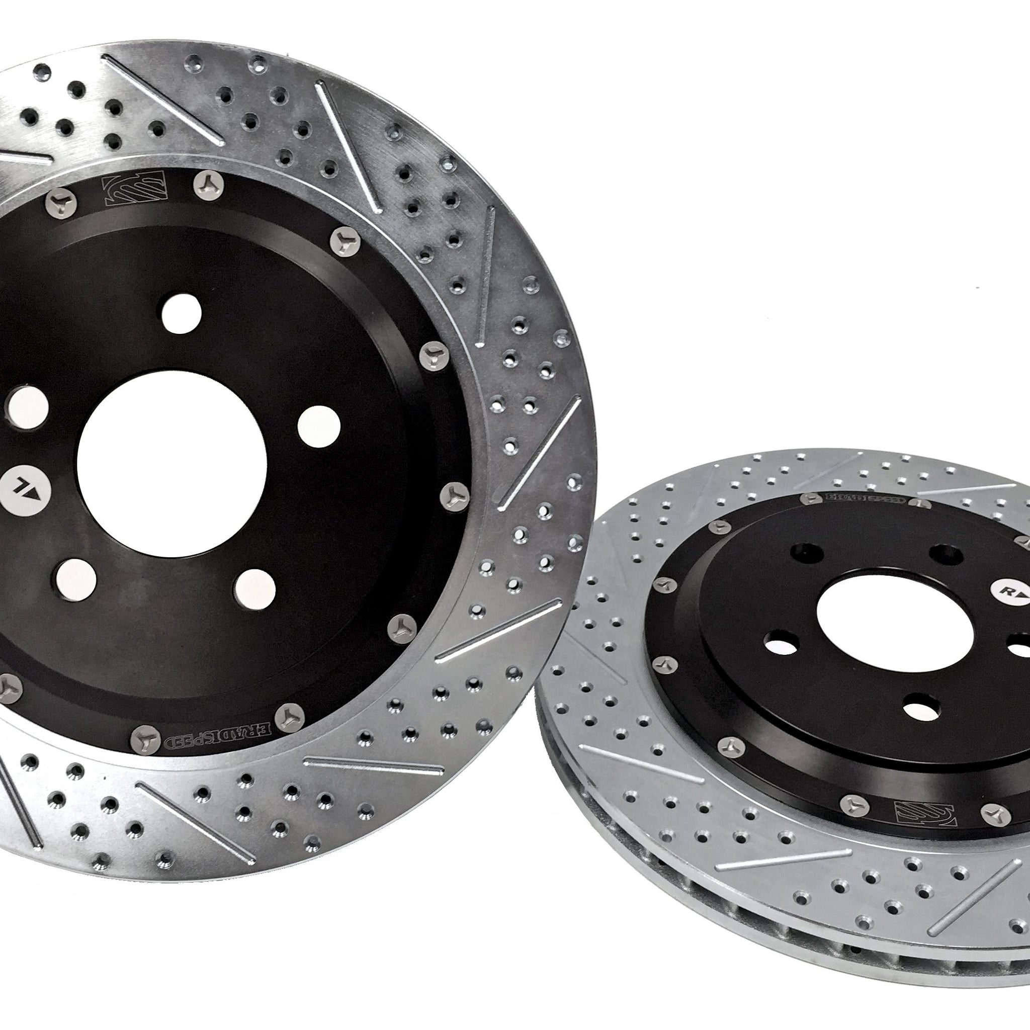 Baer Brakes 2262023 EradiSpeed+ Rear 2-piece Performance Brake Rotors, SDZ