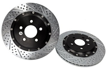 Baer Brakes 2262023 EradiSpeed+ Rear 2-piece Performance Brake Rotors, SDZ