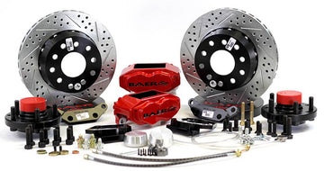 Baer Brakes 4301432R 11" SS4+ Front Brake Kit, Red, SDZ, Std. Studs
