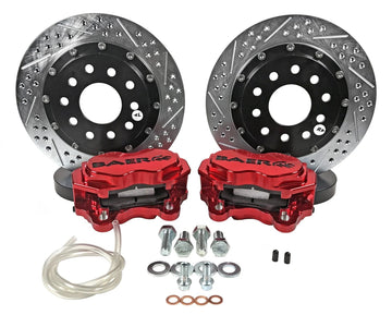 Baer Brakes 4262695FR 11.625" SS4+ Deep Stage Rear Brake Kit, Fire Red, SDZ
