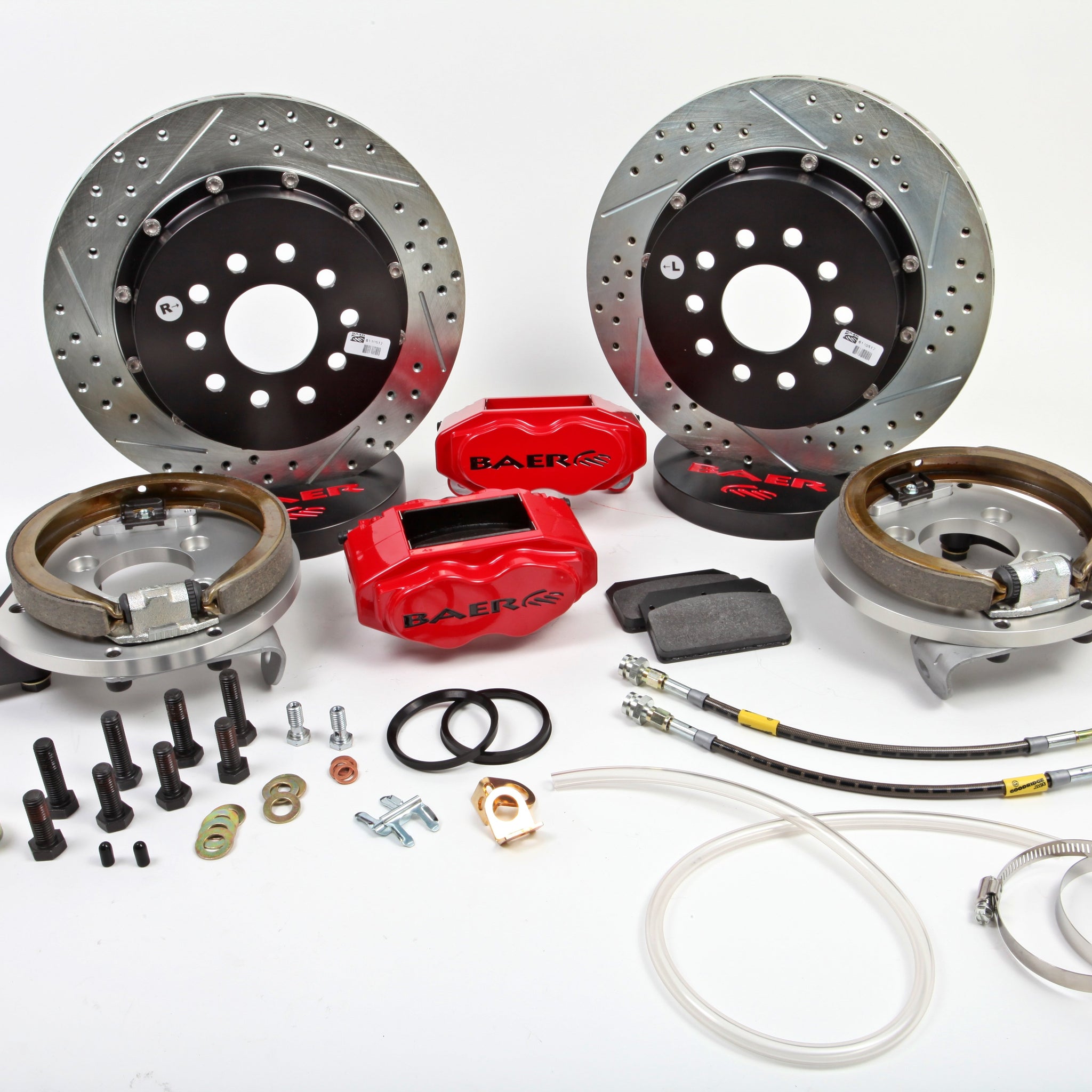 Baer Brakes 4262263B 13" SS4+ Rear Brake Kit, Black, SDZ