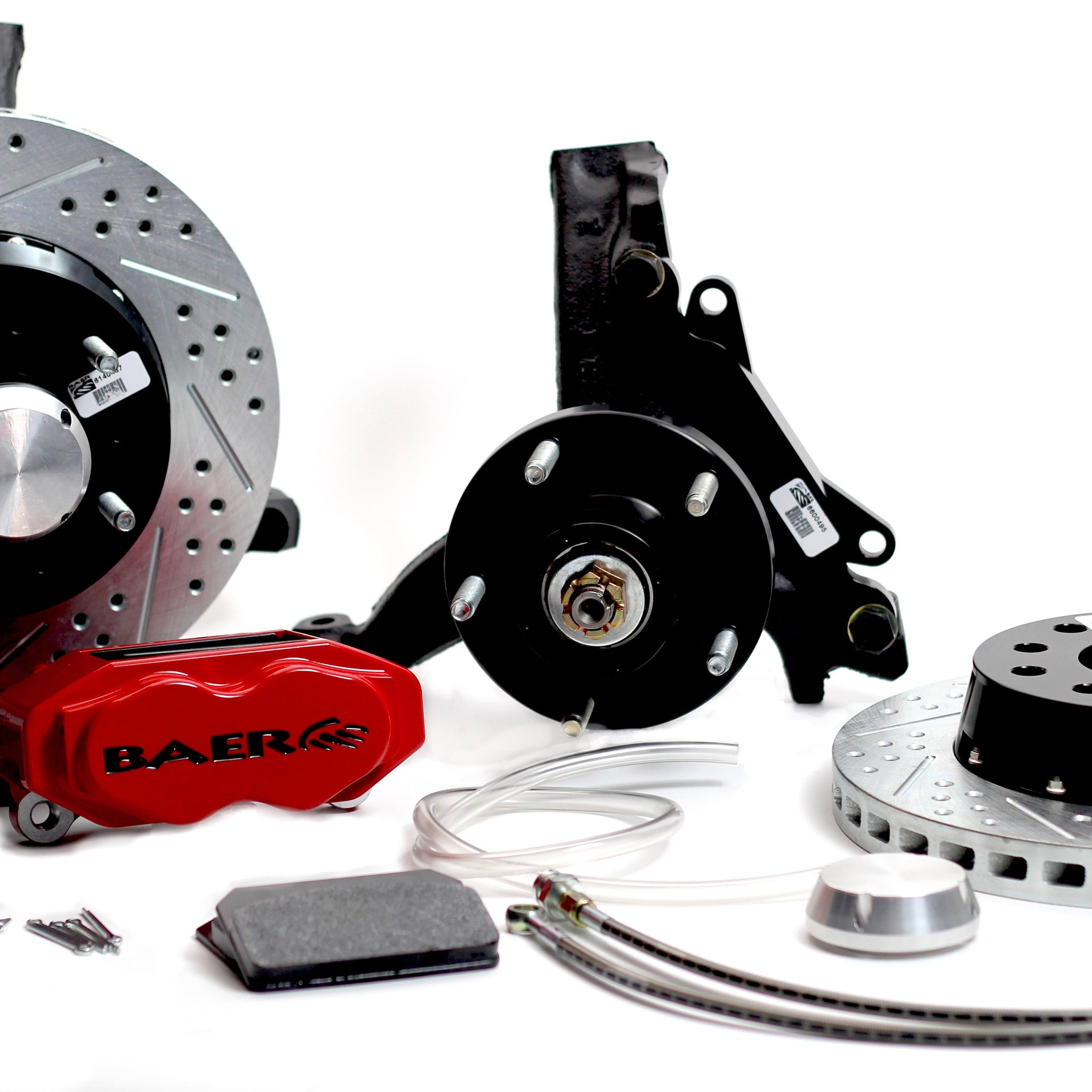 Baer Brakes 4301463B 11" SS4+ Front Brake Kit, Black, SDZ, Std. Studs