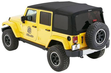 Bestop 54823-17 Supertop NX Black Twill 07-16 Wrangler JK 4 Door